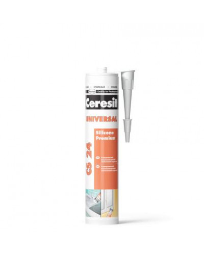 Герметик Ceresit Silikon CS24 (білий) 280мл
