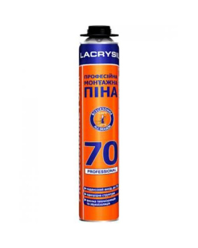 Пена монтажная Lacrysil профессиональная 70л