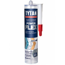 Клей герметик Tytan POWER FLEX 290мл безбарвний