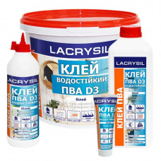 Клей LACRYSIL ПВА D3 білий 10кг