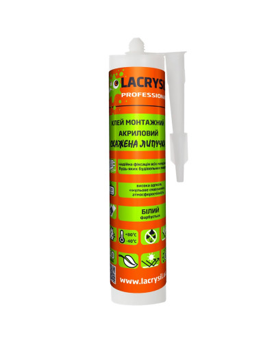 Клей LACRYSIL Сумасшедшая Липучка белый 400г