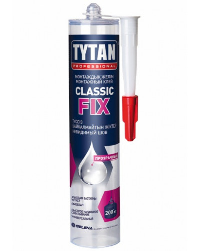 Клей монтажный Classic Fix Tytan 310мл бесцветный