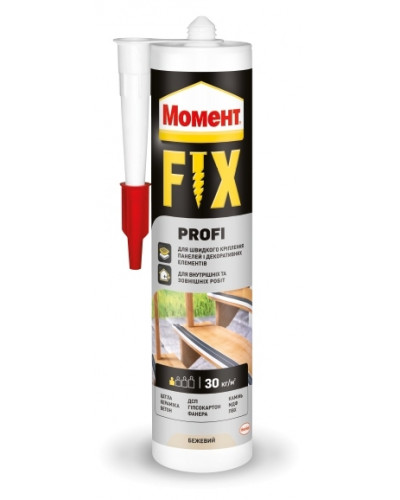 Клей монтажный Момент FIX Profi 392г