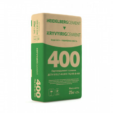 Цемент 25кг ПЦ ІІ-Б-Ш-400 Кривий Ріг
