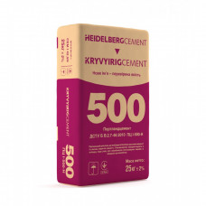 Цемент ПЦ I-500 25кг Кривий Ріг
