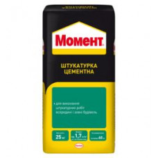 Штукатурка цементная Момент 25кг