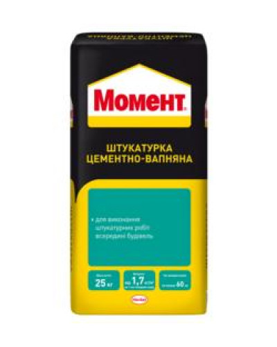 Штукатурка цементно-вапняна Момент 25кг