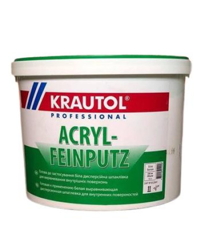 Шпаклівка декоративна Krautol Acryl-Feinputz 16кг