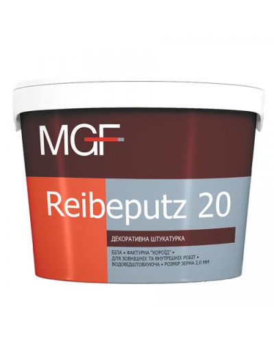 Штукатурка акрилова короїд MGF Reibeputz 20 25 кг