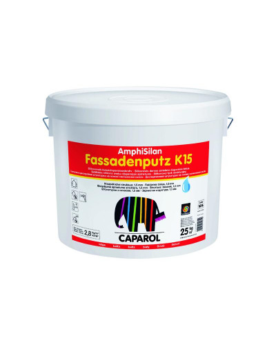 Штукатурка декоративная Caparol AmphiSilan-Fassadenputz K15 world Transparent 25кг