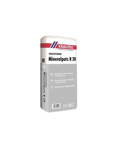 Штукатурка декоративна Krautherm Mineralputz R20 25кг