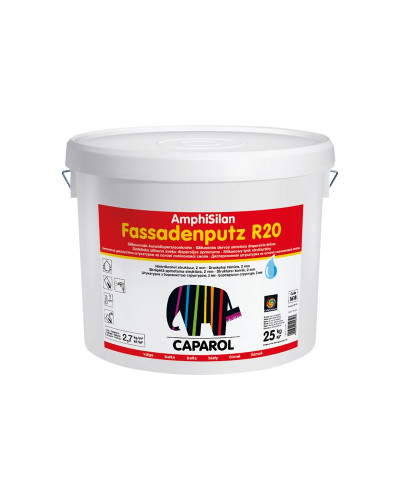 Штукатурка декоративна AmphiSilan-Fassadenputz R20 world Weis 25кг