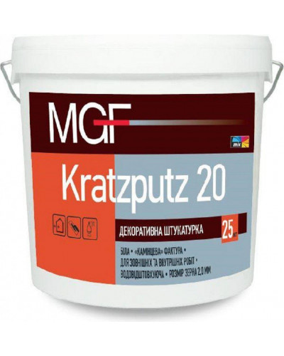 Штукатурка МГФ Rratzputz 20, 25кг