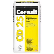 Дрібно-зерниста ремонтно-відновна суміш Ceresit CD25 від 5 до 30мм 25кг