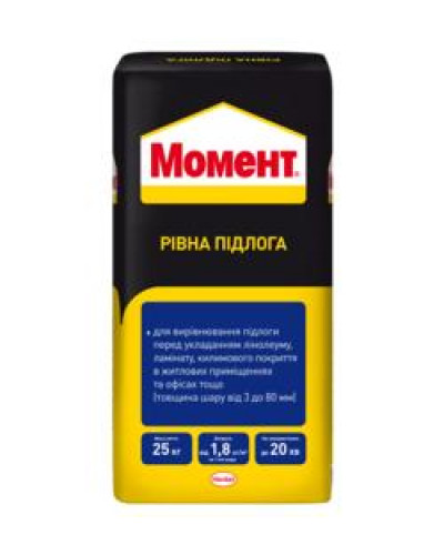 Ровный пол Момент 25кг от 3-80мм
