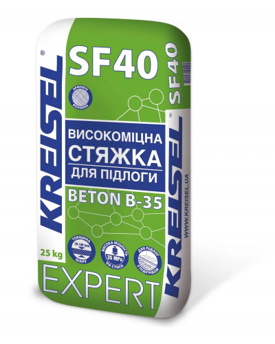 Високоміцна стяжка для підлоги BETON B-35 20-100 мм Kreisel SF40 25кг