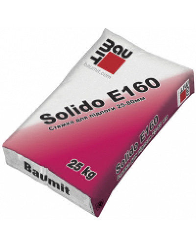 Стяжка для підлоги Baumit Solido E 160 25-80мм, 25кг