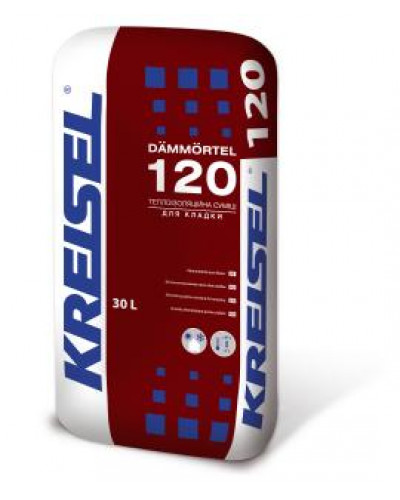 Теплоізоляційна суміш для кладки KREISEL DÄMMÖRTEL 120 30 кг