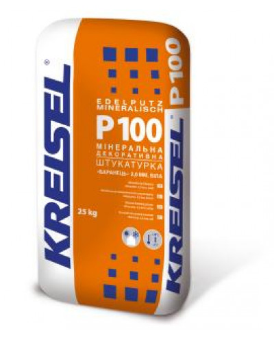 Декоративна штукатурка баранець KREISEL Р100 1,5 мм 25 кг