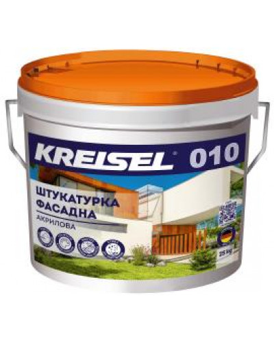 Штукатурка Акрилова KREISEL Баранець 1,5/2,0 мм База D 25кг