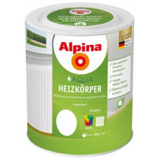 Эмаль для радиаторов алкидная жаропрочная Alpina Heizkorper 0,75л