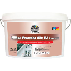Краска фасадная Dufa Silikon Fassaden Mix B3 transparent 9л