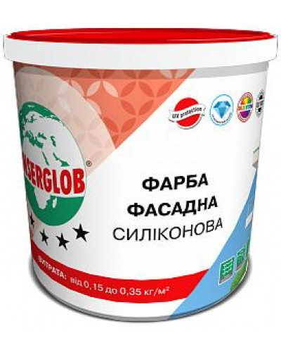 Краска ФАСАДНАЯ силиконовая Анцерглоб 4,2кг