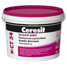 Краска Силикатная Ceresit СТ54 10л SILICATE AERO