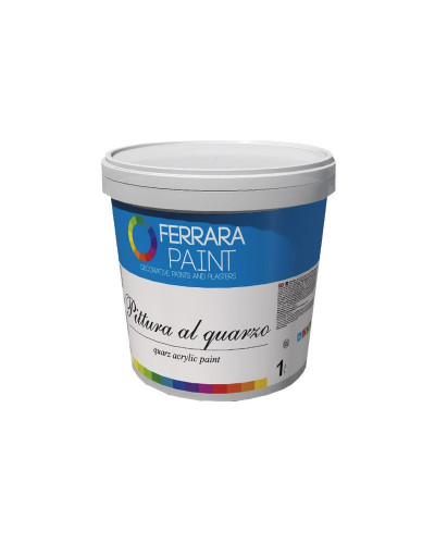 Фарба акрилова кварцова Ferrara Pittura al quarzo 1л