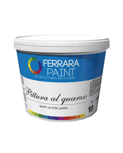 Фарба інтер'єрна акрилова кварцова Ferrara Pittura al quarzo 10л