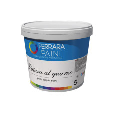 Краска интерьерная кварцевая акриловая Ferrara Pittura al quarzo 5л