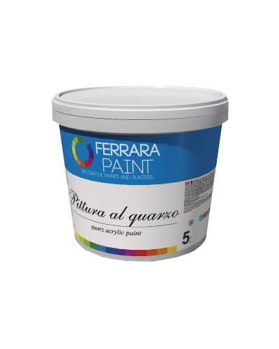 Краска интерьерная кварцевая акриловая Ferrara Pittura al quarzo 5л