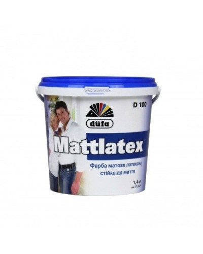 Краска латексная DUFA Mattlatex D100 1,4кг