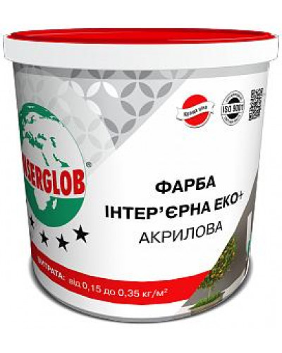 Краска ИНТЕРЬЕР ЭКО+ акриловая Анцерглоб 7 кг