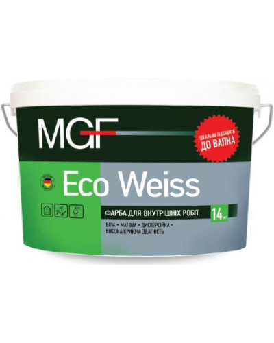 Краска интерьерная MGF M1 Eco Weiss 1,4 кг