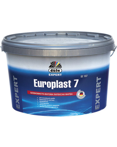 Фарба латексна шовковисто-матова DUFA Expert Europlast 7 10л