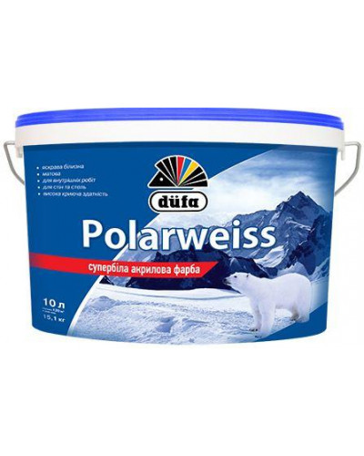 Фарба Супербіла акрилова D605 Polarweiss 2,5л