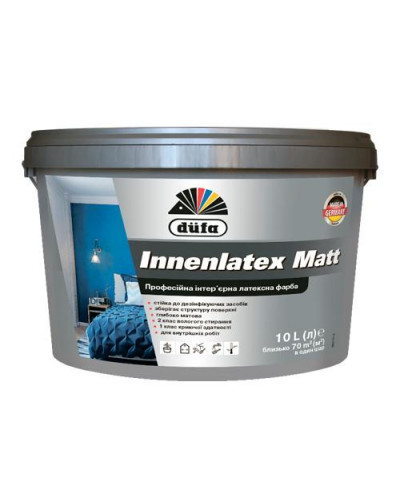 Професиональная интерьерная латексная краска Dufa Innenlatex Matt 10л