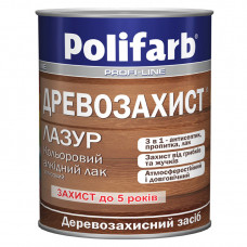 Деревозащита лазурь Polifarb золотая сосна 0,7кг