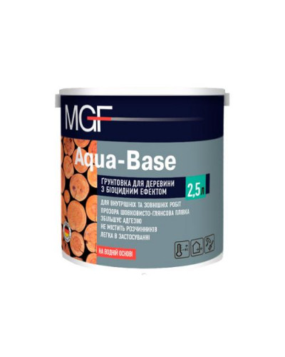 Грунтовка для дерева MGF Aqua - Ваse M 400 2,5л