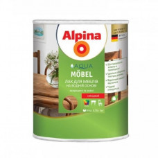 Лак меблевий Alpina Aqua Mobel /глянц. 0,75л
