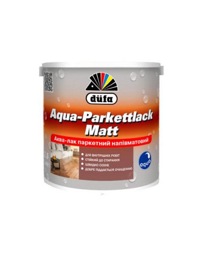 Лак паркетний Dufa Aqua-Parkettlack Matt 10л