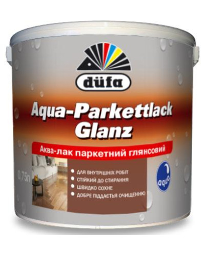 Лак паркетний Aqua Parkettlack глянець 2,5л