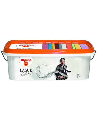 Лазур Alpina Effekt Lasur Silber 2,5л