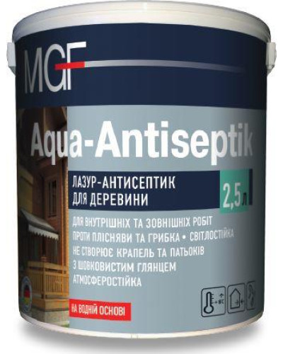 Просочення для дерева MGF AQUA-ANTISEPTIK 0,75л безбарвний
