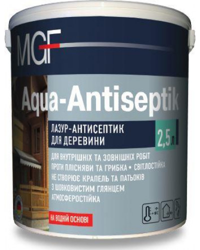 Пропитка для дерева MGF AQUA-ANTISEPTIK 0,75л ОРЕХ