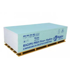 Гипсокартон RIGIPS PRO Fire+ Hydro 1200x2000x12,5