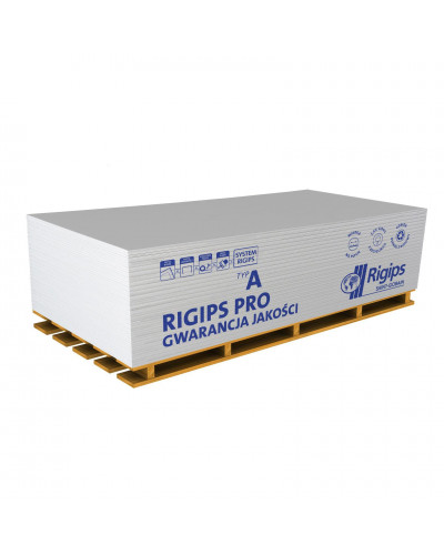 Гіпсокартон Rigips RSGIPS PRO стіновий 1200*2500*12,5мм Польша