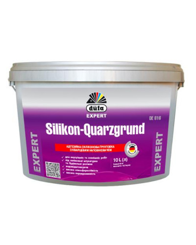 Адгезионная грунтовка силиконовая Dufa Silikon Quarzgrund DE 816 10л