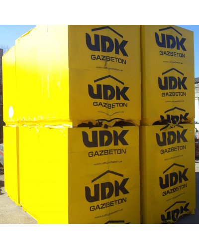 Газобетон UDK 600x200x200 (70шт 1.68м.куб)